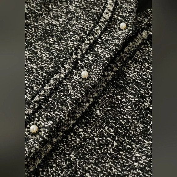 Mango [L] Tweed jacket with  jewel buttons - Picture 6 of 7